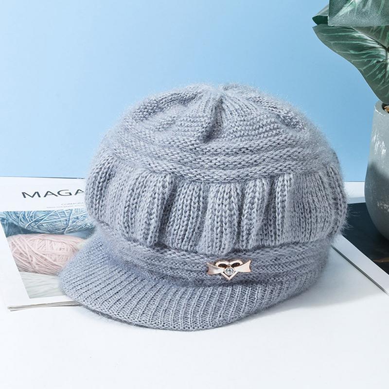 

Женская шапка Ool, плюшевая, вязаная, ветрозащитная, для защиты ушей