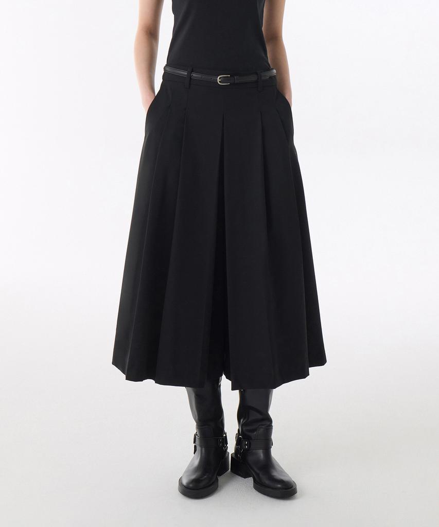 MUSINSA STANDARD WOMAN Women'S Lightweight Skirt Slacks [Black]