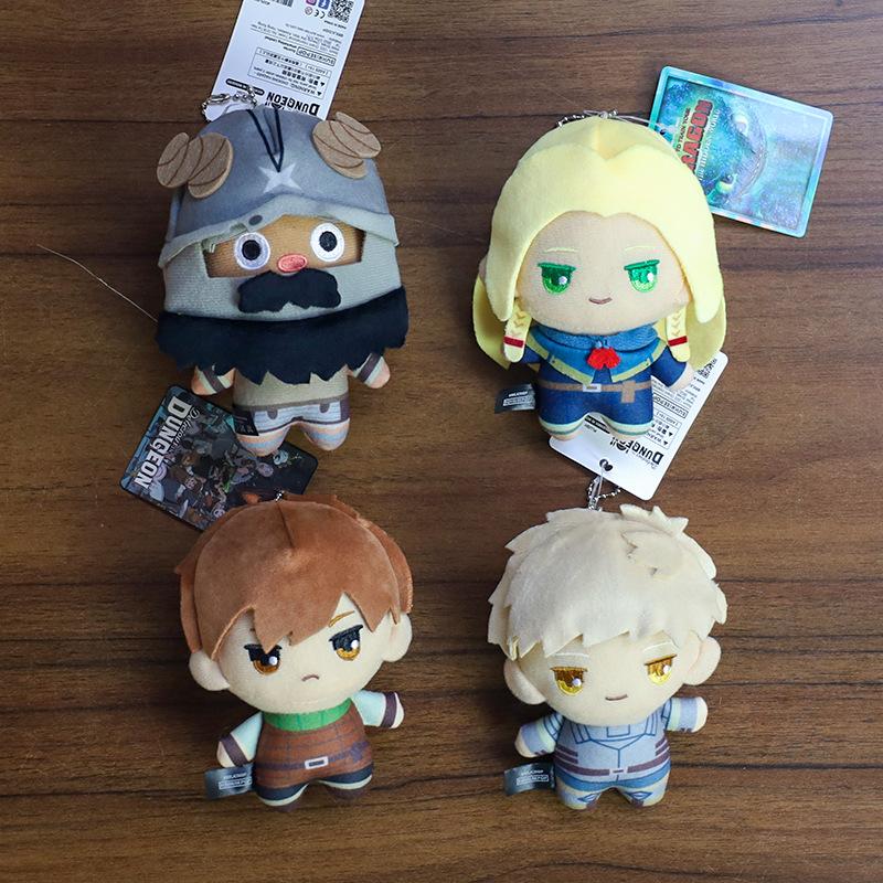 Anime Dungeon Meshi Pluszowa Wypchana Lalka Wisiorek 10CM Marussil Senshi Chilchuck Tims Laios Toudai Pluszowy Breloczek Zabawka Peryferyjna