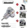Piston Pneumatic Motor M1-M7-F-L-IEC with Forward/Reverse & Stepless Speed Regulation, Explosion-Proof Safety.