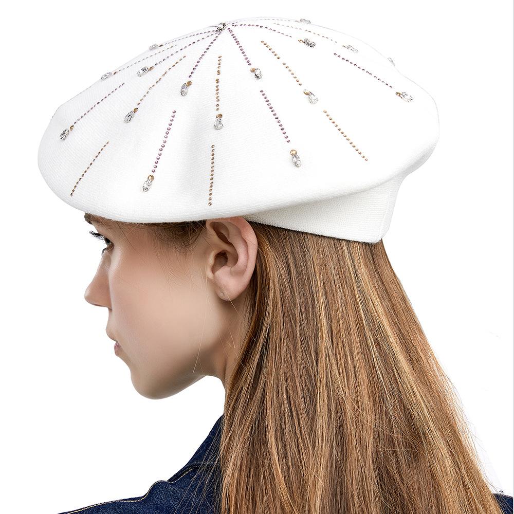 Vintage Painter's Hat, Versatile Beret, Female Face, Little British Hat, Bud Hat, Beret.