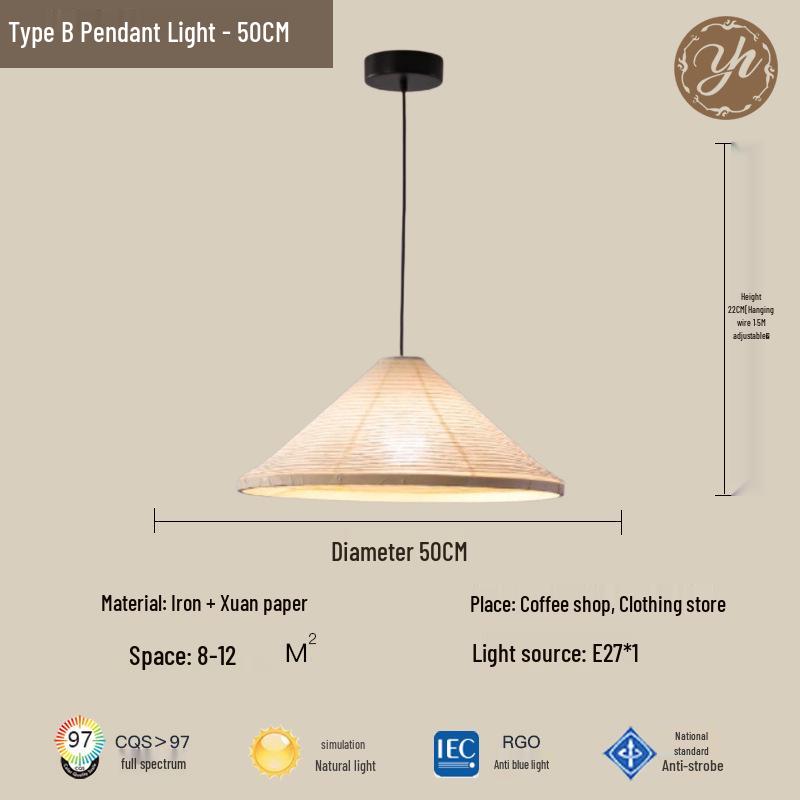 Isamu Noguchi Nordic Minimalist Washi Paper Pendant Lamp
