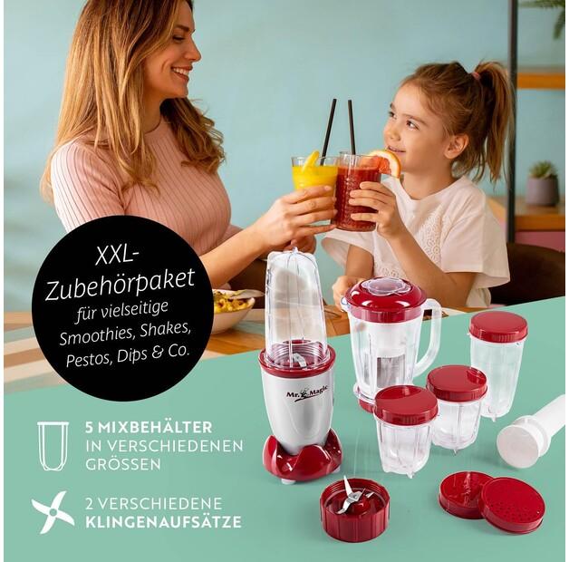 Stationary Blender Gourmetmaxx Mr.Magic Silver/red (03806)