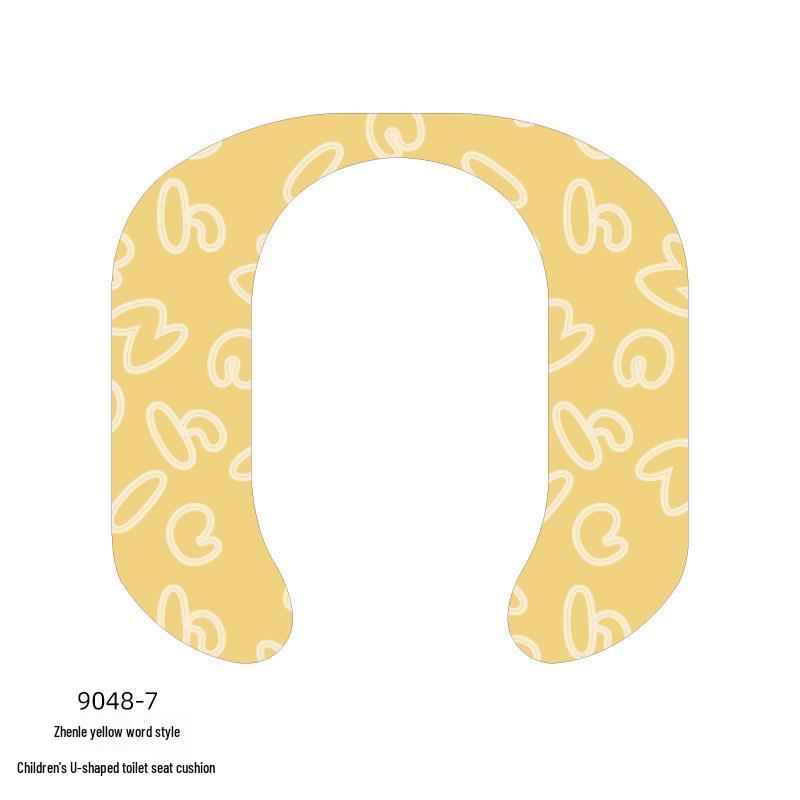 Children's Cartoon Self-Adhesive Washable Toilet Seat Cushion Pad