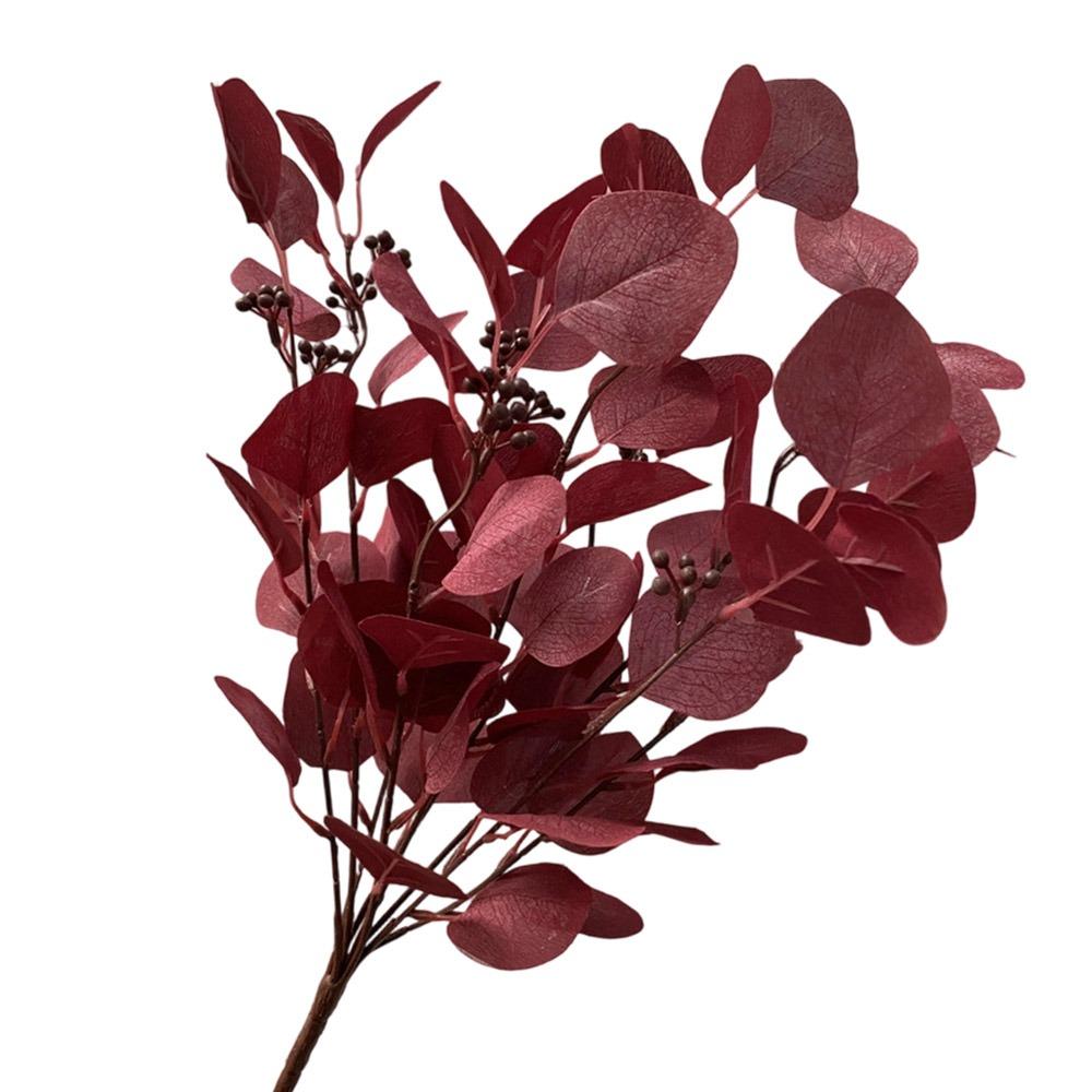 9 Branches Artificial Apple Leaves Multicolor Decorative Leaf Faux Plant Leaves  Home Decoration