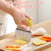 EsiFare Potato Cutter Wave Cutter Slicer Carrot Potato Onion French Fry Cutter Potato Slicing Knife Potato Slicer Vegetable Knife Cookware for Home