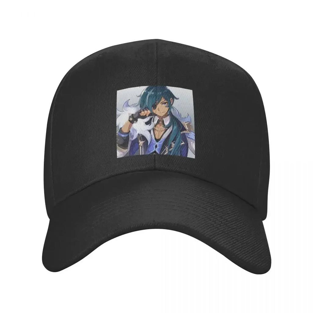 Fashion Kaeya Genshin Impact Baseball Cap Women Unisex Adjustable Anime Game Dad Hat Sports Snapback Hats