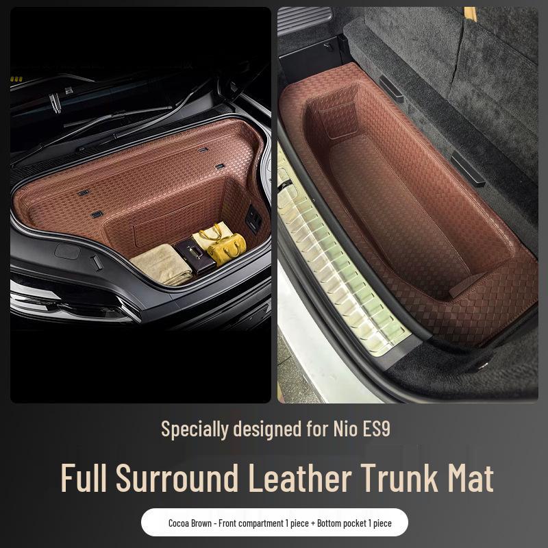 Full Coverage Trunk Mat for 26 NIO ES9 Models: Seat Back & Tail Box Interior Accessory