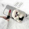 UV painted cute than the bear puppet cat high definition mirror apple 15 mobile phone case iPhone17 makeup mirror case