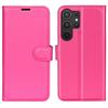 For Samsung Galaxy S24 Ultra Wallet Case Litchi Texture Shockproof Leather Flip Stand Phone Cover