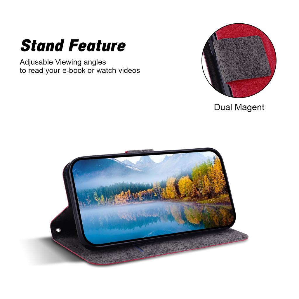 For Motorola Edge 50 Neo 5G/Moto S50 5G/Thinkphone 25 5G Case Ultra-Thin PU Leather+TPU Phone Cover with Card Slot