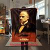 1PC Godfather Godfather Blanket Soft Comfortable All Seasons Suitable Sofa Office Travel Home Use Makes Great Gift