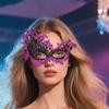 Maskenball Maske Spitze Ausgeschnitten Augenmaske Spitze Halbgesichtsmaske Kostüm für Party Halloween Maskenball