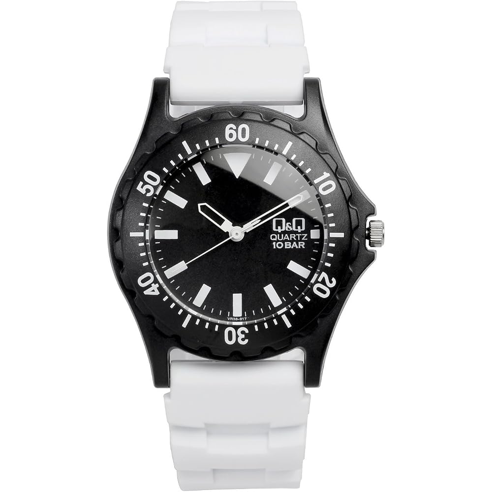 [Citizen Q&Q] Часы CITIZEN Q&Q, Цветные Часы, Резиновый Ремешок, Водонепроницаемость 10 атм, Дайверские D...