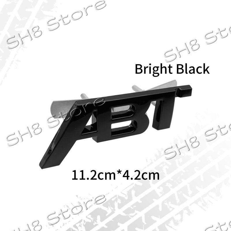 3D Kovové Logo ABT Znak na Přední Mřížku Auta Odznak na Zadní Víko Kufr Nálepka Pro SQ5 RS3 RS4 RS6 S3 S5 Q5 Q8 A3 A4 A6 Decal ABT Příslušenství