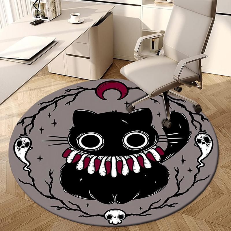 

1pc Round carpet, Perfect for Decorating Chairs, Living Rooms, Or Bedrooms, for Living Room.172 80cm by 80cm
