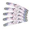 Crescent-Shaped Butterfly Flower Print Nail File - Thin Wood Chip Manicure Shaping and Grinding Tool