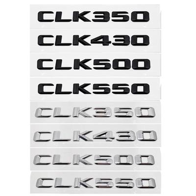Old Style Metal ABS Car Emblem Sticker Tail Letter Badge for Mercedes Benz CLK Class CLK350 CLK430 CLK500 CLK550 Accessories