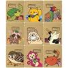 Retirement Japanese Tea Small Gift Thank You for Your Help 2 Packs X 9 Sets Expressing Gratitude Animal Tea Gift Set Nanairo Shoten Transfer,