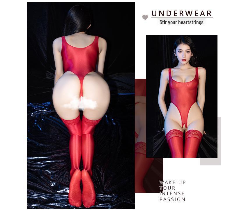 Lustovo pokušení: Sexy Pure Desire Body s otevřeným rozkrokem Lingerie pro ženy