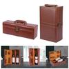 Box PU Leather with Accessories Stopper, Pourer, Corkscrew, for Lover Gift Holiday Events