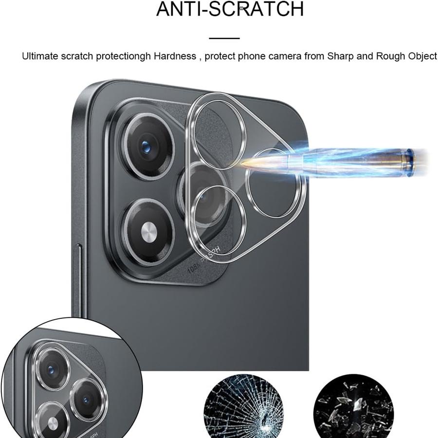 2PCS Tempered Glass Camera Protector for Honor 400/ 400 Lite/ 400 Pro 9H Hardness HD Clear Anti-Scratch Tempered Glass Camera Len Film