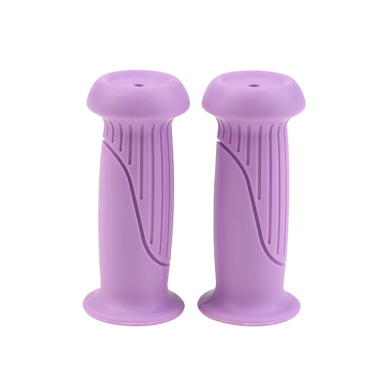 1Pair Universal High-Elastic Rubber Handle Grips Non-Slip Handlebar Covers Bike Scooter Balance Bike Grips Handle Protectors