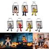 Scary Talking Prisoner Prop with Glowing Eyes Doll Statue Spooky Skeleton Toy