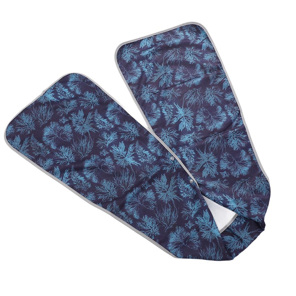 Reversible Adult Bib Oil and Dirt Proof Adult Bib Scarf Elderly Dining Clothing Protector for