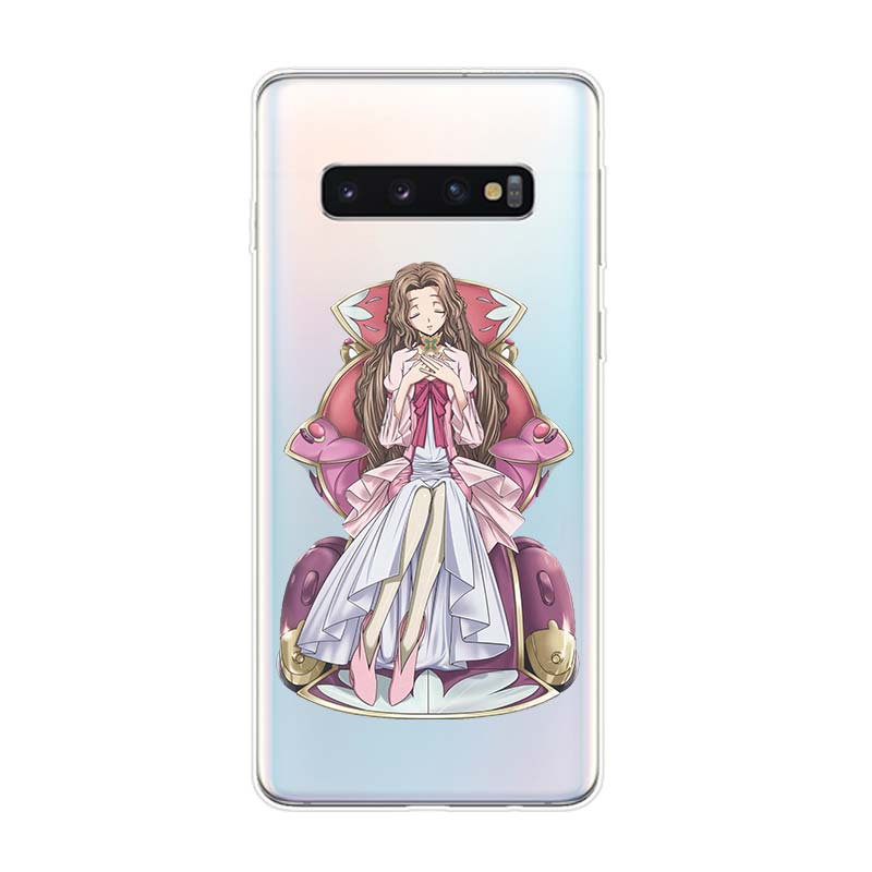 Anime Code Geass Lelouch Silicone Cover For Samsung Galaxy S21 S20 FE Ultra S10 S10E Lite S9 S8 S7 Edge Plus Phone Case