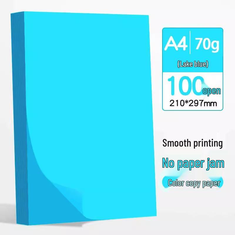 10-Color A4 Origami & Printing Paper, 70g, for Craft & Office Use