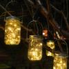 Solar Lights Jar LED Fairy Light Outdoor Garden Hangers Handles Widely Used Lights Fairy Lights