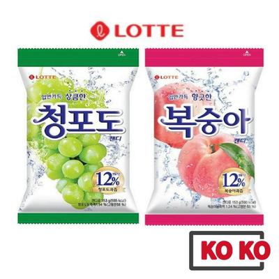 Koreanische grüne Traubenbonbons 153g / Pfirsichbonbons 153g / Koreanischer Snack / Bonbons