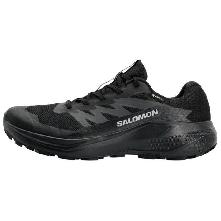 

SALOMON ALPHAGLIDE Slip Resistant Abrasion Resistant Low top Running Shoes Men s Black 478021 41⅓