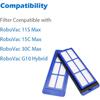 10PCS Filters Robot Vacuum Cleaner Part Accessories Robot Replacement Sweeper Tools Plastic Sweeping Robot Part Filters
