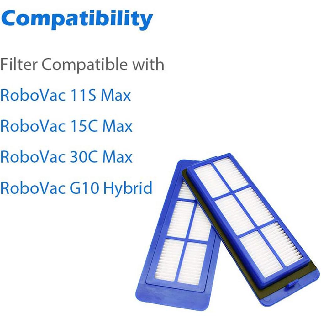 10PCS Filters Robot Vacuum Cleaner Part Accessories Robot Replacement Sweeper Tools Plastic Sweeping Robot Part Filters