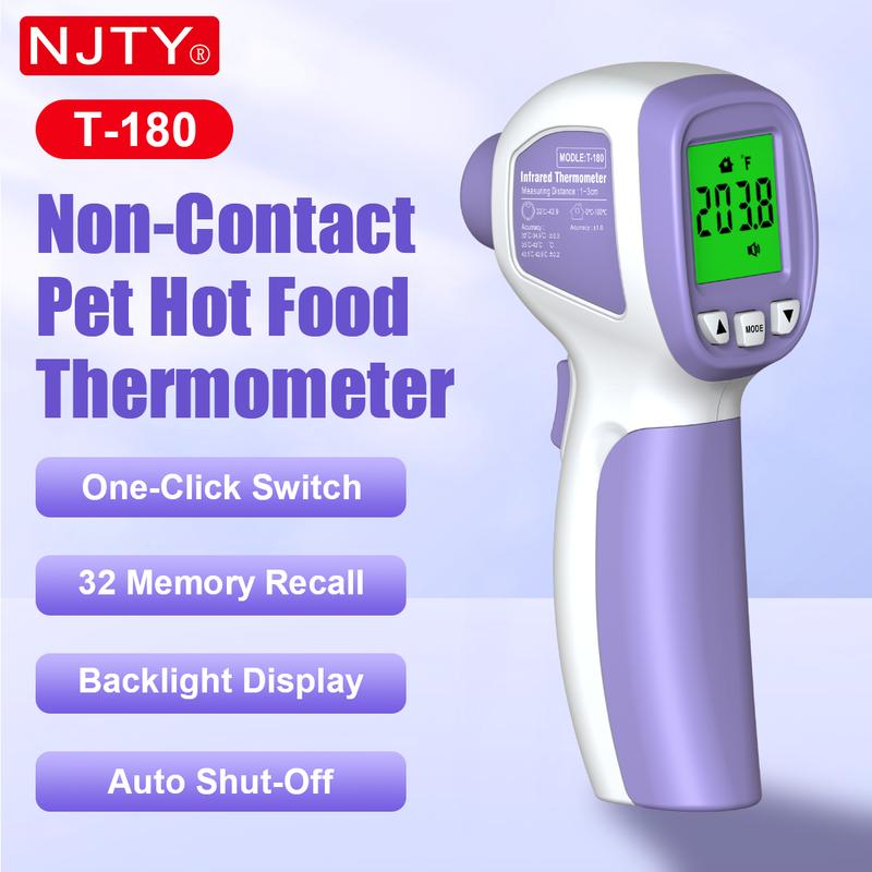 T180 Pet Thermometers Dog Thermometer Cat for Checking Pet Food Objects Temperature Multi-functional Digital Thermometer