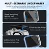 60M Invisible Diving Case Magnetic Base Clear Waterproof Case Durable Hard Underwater Diving Shell for DJI Osmo Action 6
