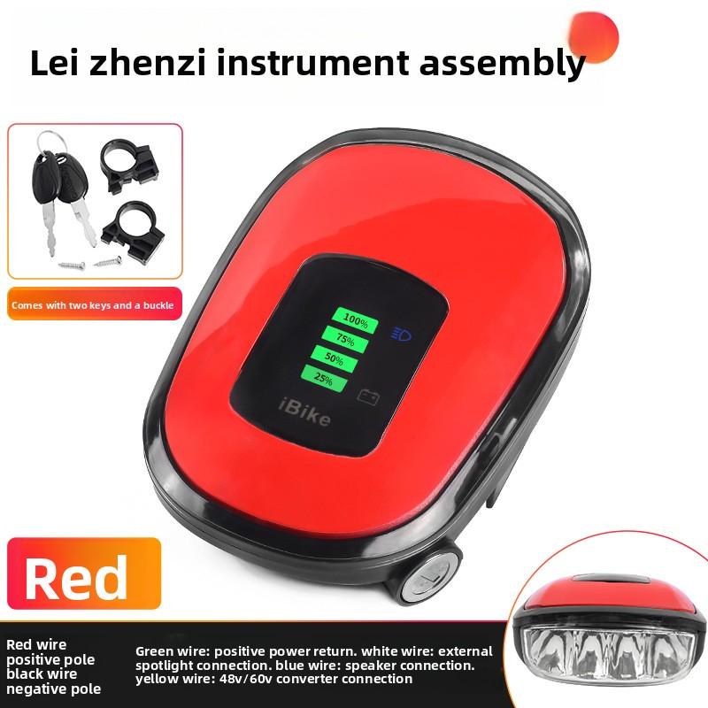 48V/60V electric vehicle instrument panel, electric scooter instrument and lamp assembly, battery level display