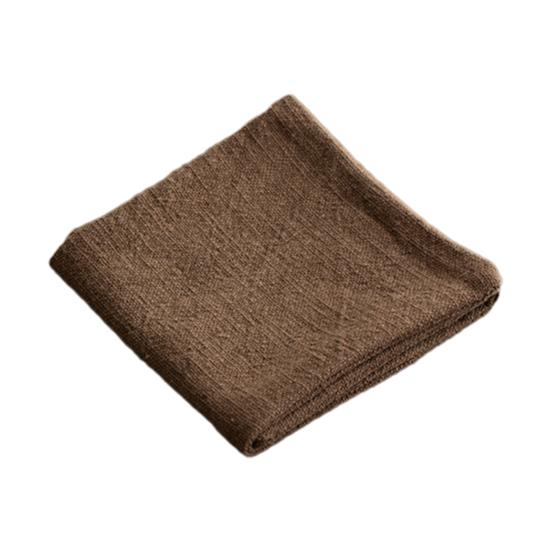 Linen Tea Towel Reusable Kitchen Towel Quick Dry Dish Towel Absorbent Lint-Free Hand Towel for Drying Dishes Glassware