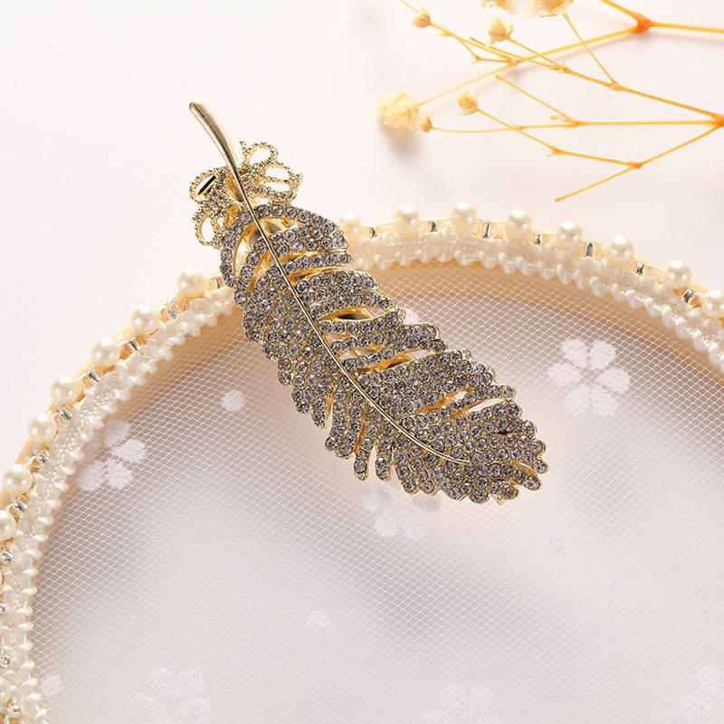 

1 шт./2 шт. в корейском стиле, креативные стразы, ножницы, расческа, заколка-лист, элегантный боковой зажим для волос, аксессуар для волос