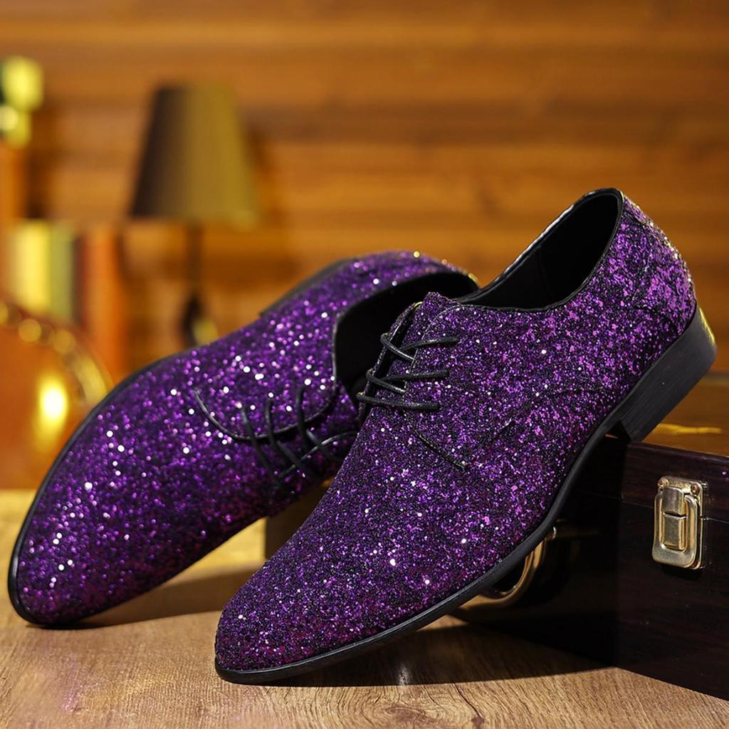 Britische spitze Slip-On Lederschuhe: Herren Freizeit-, Bequeme & Atmungsaktive Glänzende Schuhe