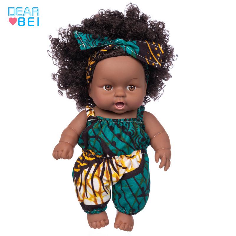 Cross-Border Tie-Dye Vinyl Baby Comfort Doll, 8-Inch Girl Reborn Toy