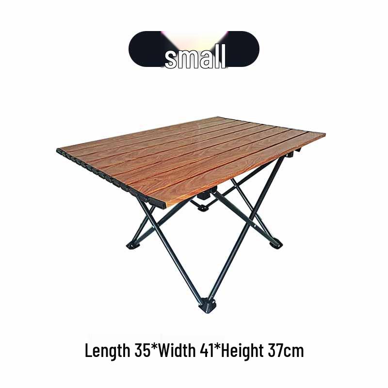Portable Outdoor Folding Egg Roll Table for Camping, Fishing, Picnic, and BBQ
