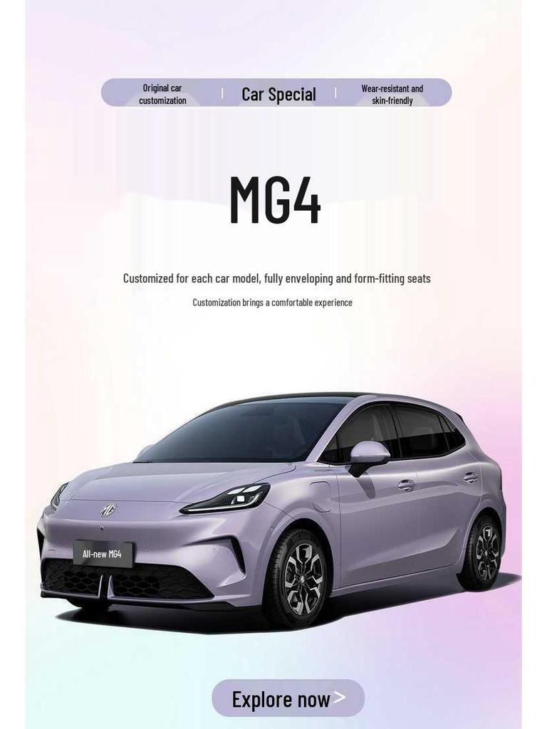 All-Season Seat Covers & Cushions for 26 MG4 Models