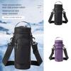 With Phone Pocket Crossbody Cooler Bag Adjustable Shoulder Strap Water Cup Protect  Mobile Phone