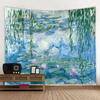 Vintage Tapestry, Art Poster, Lotus Wall Hanging, Van Gogh Oil Painting, Aesthetic Tapestry, Living Room And Bedroom Decoration