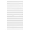 VidaXL Store Zèbre Blanc 135x230 Cm Largeur Du Tissu 130,9cm Polyester, Store À Enrouleur Zébré, Store Zébré Pour Fenêtre, 4014814
