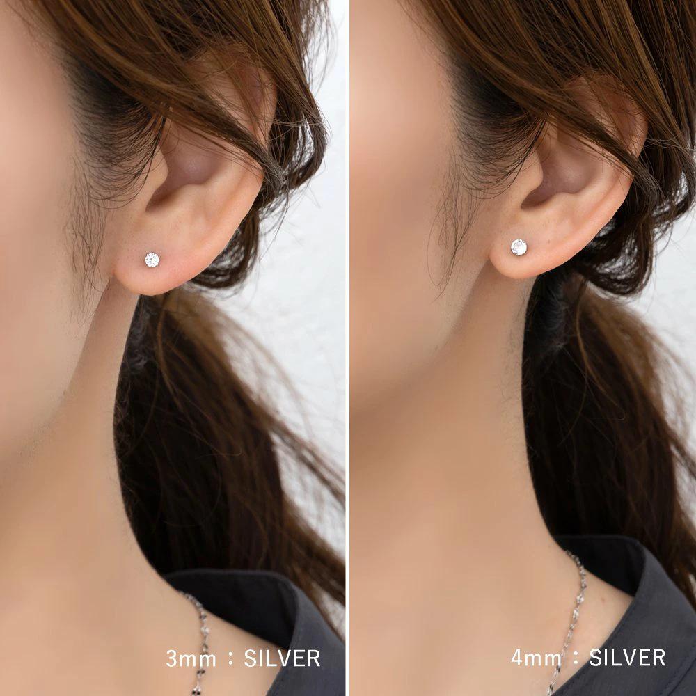 High-End European & American Minimalist Zircon Diamond Earrings - 18K Gold-Plated Titanium Steel, Fade-Resistant