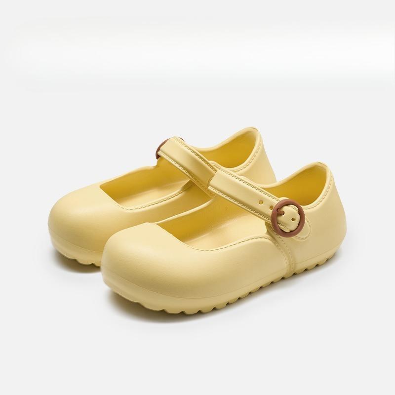 

Fashion Fashion Versatile Women Shoes Summer New Round Toe Flat Shoes Comfort Temperament Women s Sandals Simple Anti Slip Flat Sandals 39-40 жёлтый